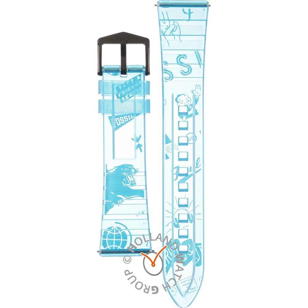 Fossil Straps AFS5676 FS5676 Retro Digital Horlogeband