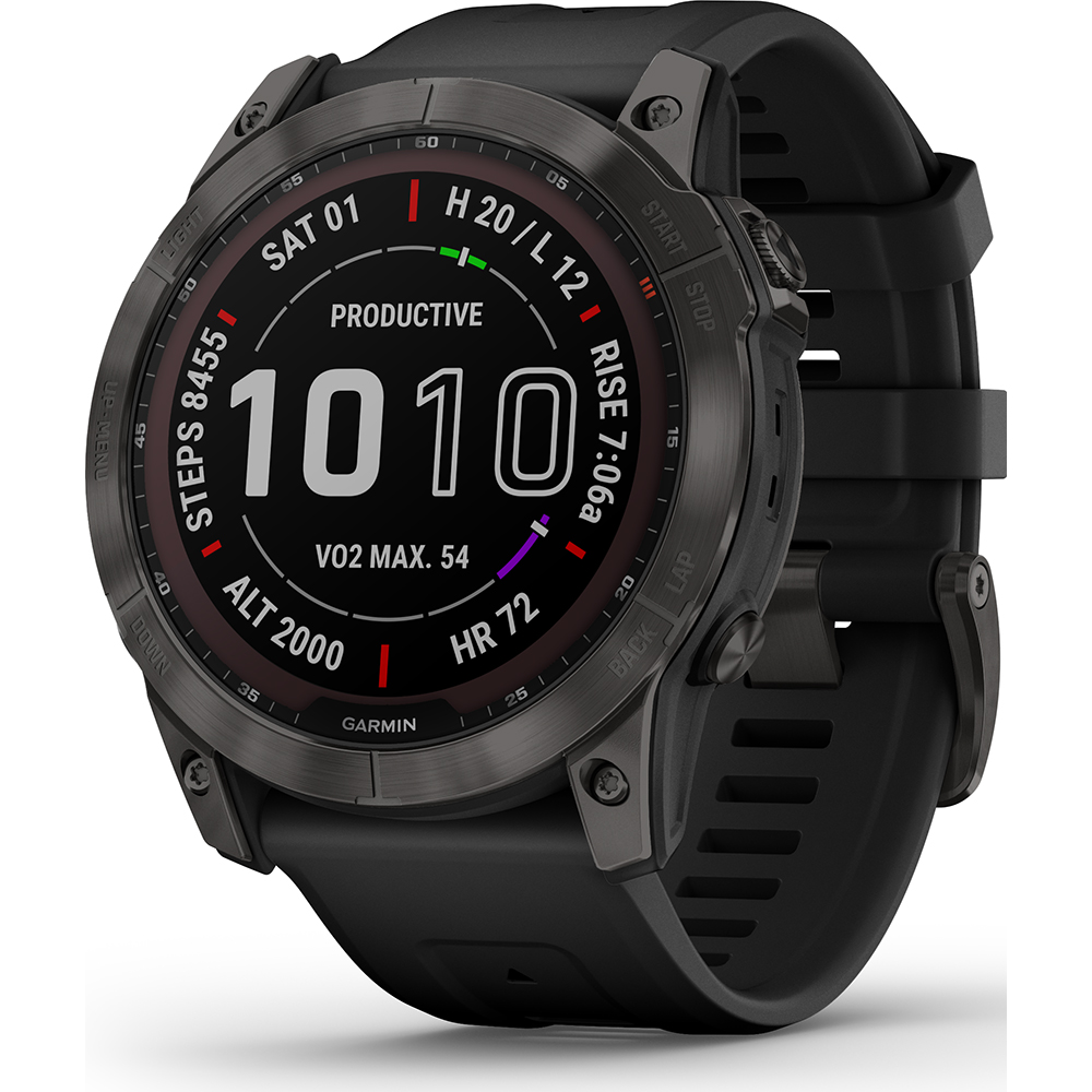 Garmin Fenix 010-02541-11 Fenix 7X Sapphire Solar Horloge